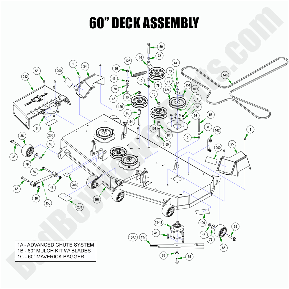 2022 Maverick 60" Deck Assembly